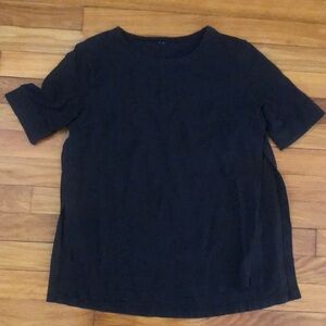 Lululemon cotton stretch open sides arm band sleeve Amazing look EUC 4 boxy wide